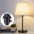 UL Listed E26 Light Socket, Threaded Lamp Socket Replacement with ON/Off Switch, Black 3-Pack