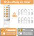 G9 Bulb 4W, 2700K 6 Pack, 40 T4 G9 9 Bulbs 120V 450 360 Non-dimmable TJOY LED Soft Warm White Equivalent Watt Halogen
