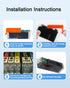 PGI-270XL/CLI-271XL 5 Color Value Pack Compatible Replacement for Canon 271 Ink Cartridges for PIXMA MG7720 TS6020