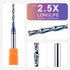 1/8 Inch 1/4 Inch 3 Inch SpeTool Spiral Downcut Router Bit Shank Extra Long with Extra Long Life Coating CNC Carbide