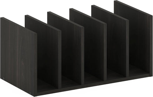 Furinno Hermite Desktop Bookshelf Storage Organizer for Home Office Supplies, Espresso