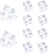 INCREWAY 8Pcs Acrylic Cube Corner Code Connectors Square Acrylic Corner Code Support