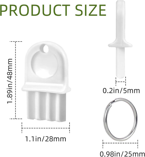 TKYZMS 5Pcs Commercial Paper Towel Dispenser Key,Toilet Paper Holder Key,Tissue Dispenser Key,Universal Dispenser