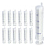 12 Pack 20 ml Plastic Syringe, Luer Slip Syringe without Needle, No Rubber Ring for Scientific Labs, Liquid Refilling