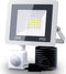 20W Plug in LED Motion Sensor Flood Light, PIR Induction Lamp for Outdoor Security, IP66 Rainproof Work Light