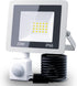 20W Plug in LED Motion Sensor Flood Light, PIR Induction Lamp for Outdoor Security, IP66 Rainproof Work Light