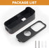No-Drilling Door Mount for Blink Video Doorbell, Adhesive Bracket for Home Security System, Black