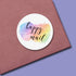 Pastel Watercolor Happy Mail Thank You Sticker Labels, 60 1.5" Circle Stickers by AmandaCreation for Small Businesses