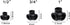 3/4" Elbow, 3 (4, 3/4 Inch) Black Side Outlet Home TZH Cast Malleable Iron Way Corner Pipe Fitting for Industrial