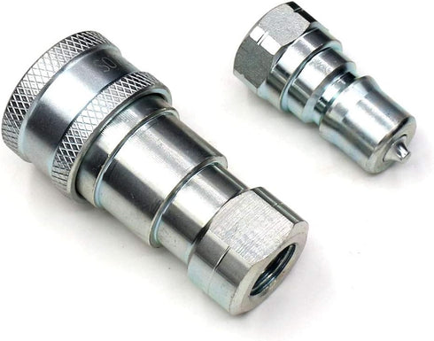 Hydraulic Coupler 1/4" NPT ISO 7241-B, CEKER Quick Connect and Disconnect Tractor Couplers