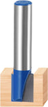10mm 8mm 2 uxcell Dia Shank Bottom Cleaning Router Bit, Flutes Carbide Tipped Cutter Uncoated for Woodworking Blue