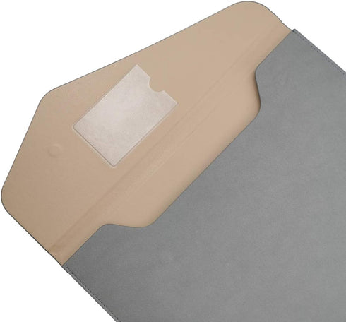 Enyuwlcm PU Leather A4 File Folder - Waterproof Document Holder Portfolio Envelope Case with Invisible Magnetic Closure