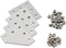 2020 Series L Shape Joint Plate Bracket Kit - 4pcs Joint Plate, 20pcs M5 T-Slot Nuts, 20pcs M5x8mm Screws