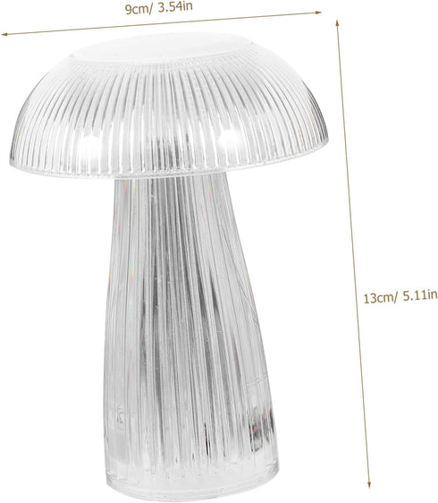 Mushroom LED Desk Lamp - Aesthetic Night Light for Bedroom and Living Room