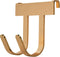 Gold Double Wall Hook - Modern Metal Accessory for Acrylic Clear Calendar, Hanging Keys, Jewelry, Office Supplies
