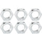 Speedway Motors Steel Jam Nuts 3/4 Inch-16 Left Hand Fine Thread, Zinc Plated Thin