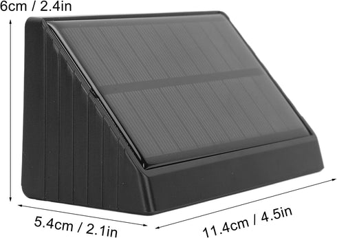 Lights,IP54 Topyond Solar Wall Light Outdoor,Cordless Solar Fence Waterproof Automatic LED Solar Powered Wall Sconces