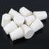 10 Pcs 4# White Solid Rubber Stoppers, Tapered Lab Plugs, Dia. 26mm x Dia. 19mm - Height 28mm