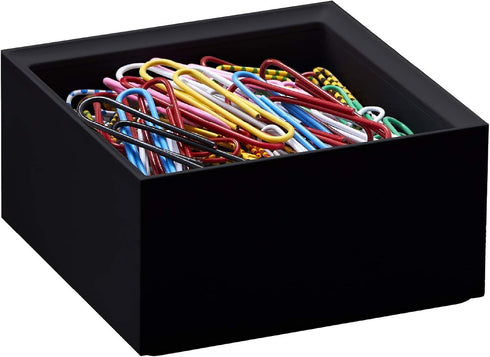Bostitch Office Konnect Desk Organizer, Accessory Tray for Stacking Desktop Storage in Black