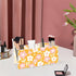 Generic 4 Cute Spring Flowers Bright Yellow Pen and Pencil Organizer Acrylic Straw Holder Markers Organizer Cat Pen