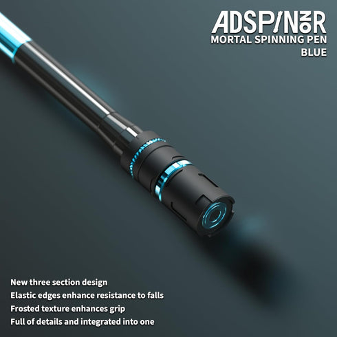 Mr. Nope Weighted Mortal Spinning Pen Mod Advanced Trick Spin Pen for Precision & Practice Heavier, Balanced, Anti-Slip