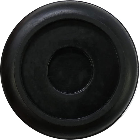 1-1/2" Set 2, Shepherd Hardware Round Non-Marking Rubber Slip-On Chair Leg Tips, Nonslip Protective Furniture Leg Caps