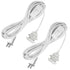 20Ft Pendant Light Cord, White Plug in Hanging Lamp Kit E26 E27