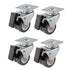 Sturdy Swivel Casters Heavy Duty Castor Wheels for Carts Rolling Storage Furniture