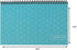 The Superior Register Simple Account Tracker, Big Checkbook Register, 1 Pack, Teal