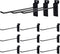 12 Pc Slatwall Hooks, 6 Inch Metal Slatwall Accessories for Garage Storage and Retail Display