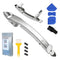 Silicone Caulking Tools Kit, 4 in 1 Stainless Steel Grout Removal Tool for Kitchen Bathroom Floor