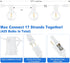 G40 50FT Dimmable 25+2 Bulbs Commercial Bosceos Outdoor LED Globe String Lights Shatterproof Waterproof Patio Lights