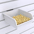BeapTcely (6, Slatwall Bins with Hooks Plastic Slatwall Organizer Slatwall Containers Workbench Bins for Slat Wall