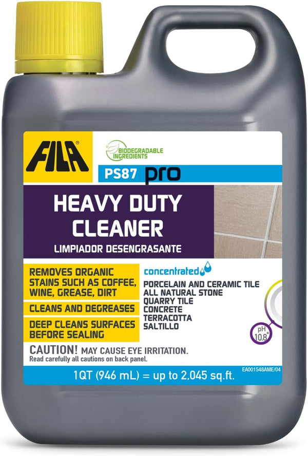 FILA Heavy Duty Cleaner PS87 PRO, Stain Remover Grease, Coffee, Wine, Wax,