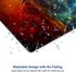 Galaxy Mouse Pad - Square Waterproof Non-Slip Rubber Base Mousepad for Office Laptop, 9.5"x7.9"x0.12" Inch