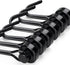E BAVITE Swivel Swing Black Magnetic Hooks, 30lbs Neodymium Hooks with Black Epoxy Coating, Pack of 10
