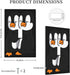 haigof 1 3 5 Inch Cute penguins Light Switch Cover Wall Plate Gang Single Plates Print Faceplate Home Decor X