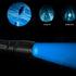 4 1 LUMENSHOOTER Upgraded Zoomable Red Flashlight, Color in Flash Light, Green Red Blue White Multi-Color RGBW Led