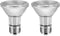 PAR20 7W LED Range Hood Light, E26 120V Dimmable Warm White 595lm, Waterproof IP65, 50W Halogen Replacement, 2 Pack