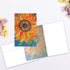 Tree-Free Greetings Vibrant Sunflower All Occasion Cards - 12 Recycled 4x6 Notecards & White Envelopes