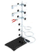 QWORK Laboratory Grade Metalware Set, Lab Support Stand with Iron Clamp Holder, Flask Clamp, and Condenser Stand