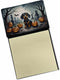 Caroline's Treasures Dachshund Spooky Halloween Sticky Note Holder, Refillable Dispenser, Memo Pads