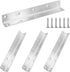 L Bracket, Heavy Duty Corner Brace, 4 Pack 8" Shelf Bracket Angle