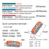 21Pcs 2 Conductor Compact Splicing, 2 Circuit Inline Splices for 28-12 AWG