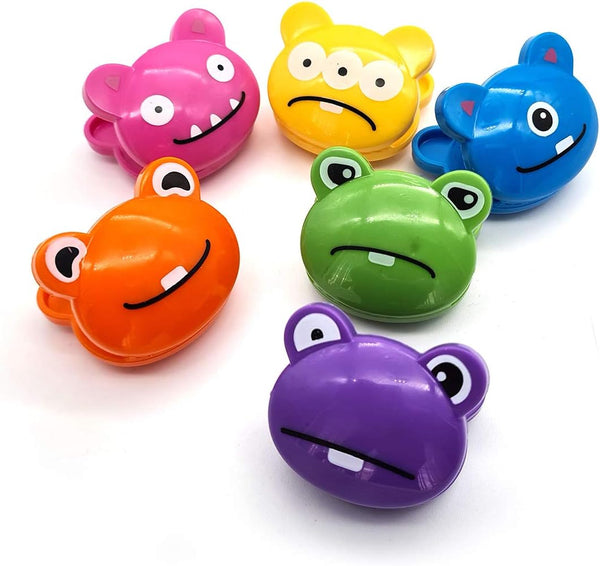 Kikkerland Monsters Bag Clips, Set of 6