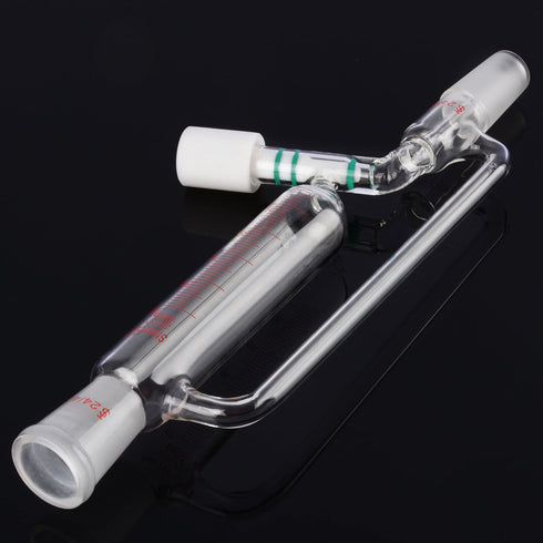stonylab Graduated Pressure Equalizing Addition Funnel, 50 ml Borosilicate Glass Dropping Funnel with 24/40 Joint