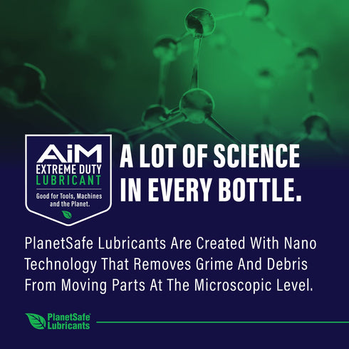 1 oz PlanetSafe Lubricants AiM Extreme Duty Lubricant/Grease - - All-Purpose Spray - Household Oil - Safe for Tools