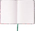 WORLD TRAVELER Eccolo Medium Lined Journal Notebook, Flexi Cover, A5 Writing Journal, 256 Ruled Ivory Pages, Blossoms