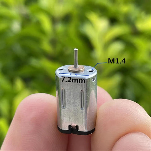 RNUDBLSK 10PCS FF-M20 10mm*8mm 1.5V 3V 3.7V 15000RPM Electric Motor DC High Speed Precious Metal Motor DIY Toy Car Boat