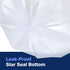 7-10 24'' 24'', 1000 Count, Commercial Gallon Clear Trash Can Liners, x Wholesale High Density Garbage Bags for Office